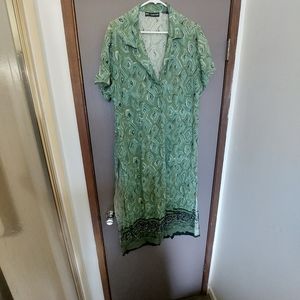 Green beachy dress